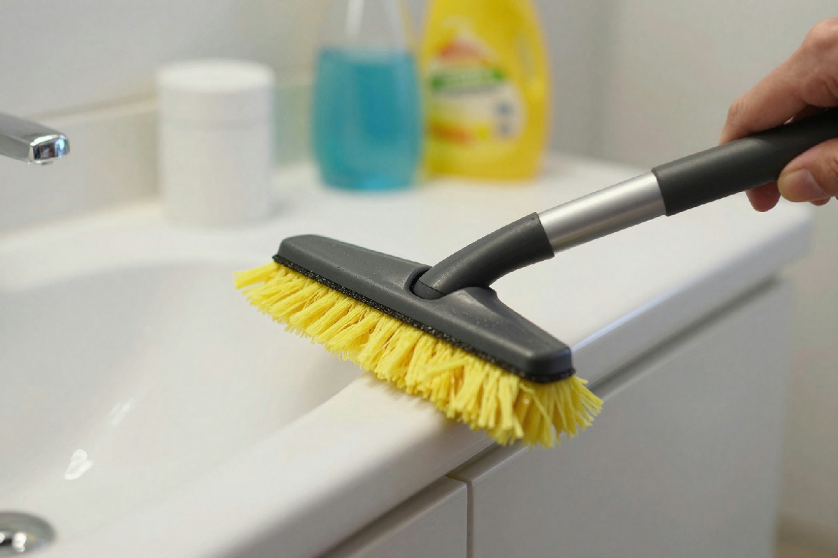 Il trucco del mobile per pulire il bagno senza passare ore a strofinare