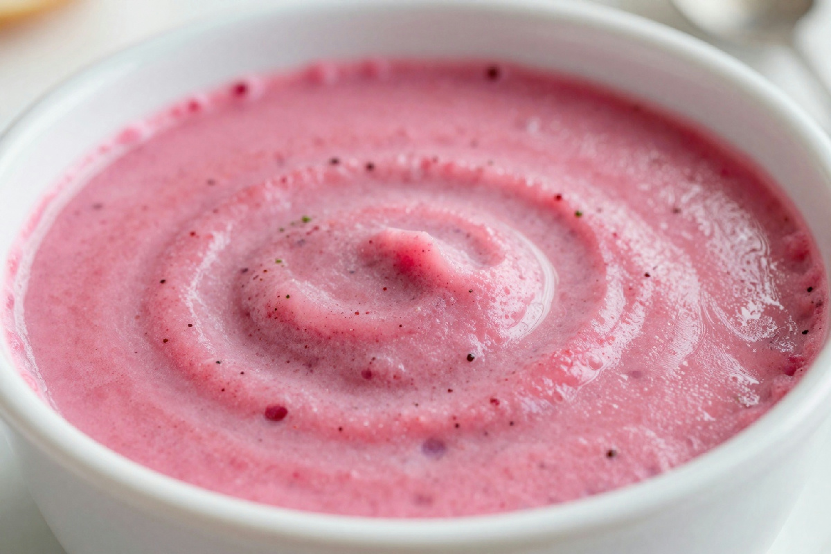 Niente più piatti tristi a dieta! Scopri la vellutata rosa della nutrizionista, buona e scenografica